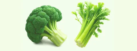 Selder en broccoli als detox