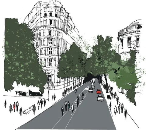 Bomen in de straat maken antidepressiva overbodig